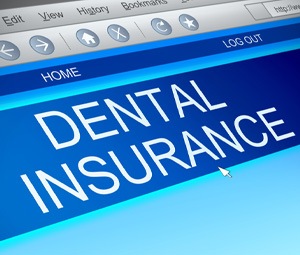 “Dental insurance” displayed on web browser