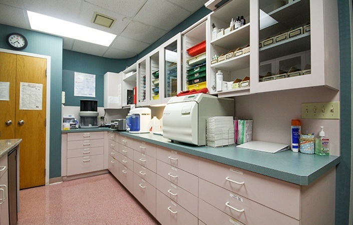 Dental technology on counter top